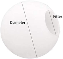Load image into Gallery viewer, Lighting Fixture Replacement Globes Neckless Top Opening Frosted Opal White Glass Lamp Shades  Multiple Specifications