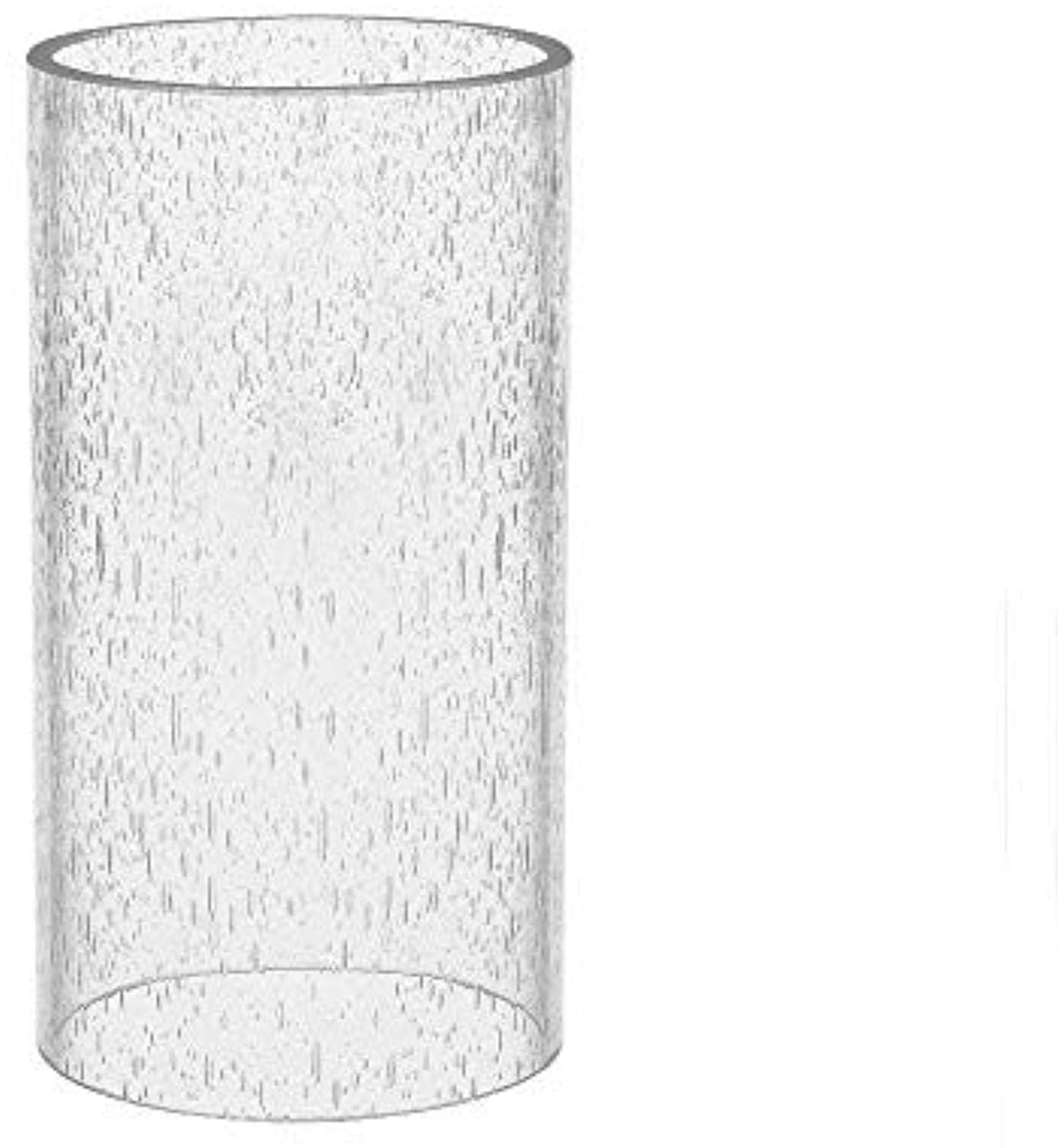 Large Size Bubble Straight Cylinder, Bubble Glass Cylinder Open