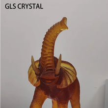 Load image into Gallery viewer, GLS CRYSTAL High-grade Ancient Glaze Elephant Crystal Ornament