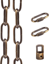 Load image into Gallery viewer, Pendant Light Fixture Chain Iron Chain for Chandeliers On High Ceilings Basket Hanging Chain for Decoration