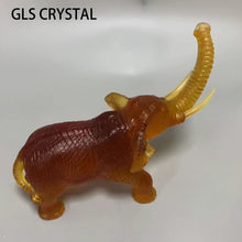 Load image into Gallery viewer, GLS CRYSTAL High-grade Ancient Glaze Elephant Crystal Ornament