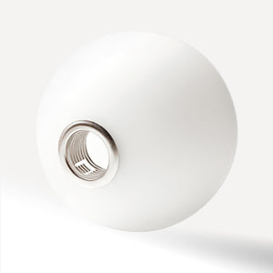 Lighting Fixture Replacement Globes,Replacement Frosted White Glass Shades,Opal White Glass Lamp Shades,G9 Threaded Mouth