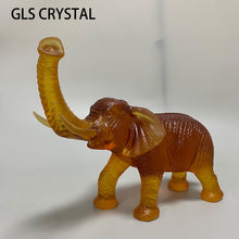 Load image into Gallery viewer, GLS CRYSTAL High-grade Ancient Glaze Elephant Crystal Ornament