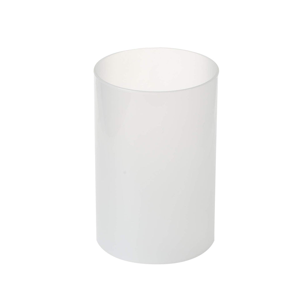 Frosted Cylinder Borosilicate Glass, Frosted Candle Holder, Frosted Open-Ended Lamp Shades Frosted Glass Chimney for Candle Open Ended, Glass Hurricane Candle Holders
