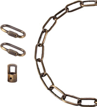 Load image into Gallery viewer, Pendant Light Fixture Chain Iron Chain for Chandeliers On High Ceilings Basket Hanging Chain for Decoration