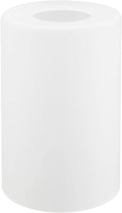 Frosted Glass Cylinder Glass Shade Accessory Glass Lamp Fixture Shade Replacement Glass Piece with 1-5/8 Inch Fitter Multiple Specifications