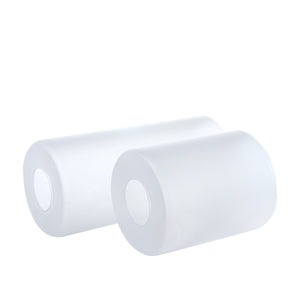 Frosted Glass Cylinder Glass Shade Accessory Glass Lamp Fixture Shade Replacement Glass Piece with 1-5/8 Inch Fitter Multiple Specifications