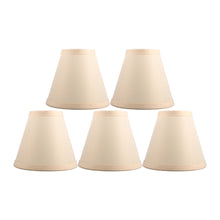 Load image into Gallery viewer, Drum Lamp Shades Clip On Chandelier Lamp Shades, Hardback Empire Linen Chandelier Lamp Shade