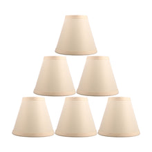 Load image into Gallery viewer, Drum Lamp Shades Clip On Chandelier Lamp Shades, Hardback Empire Linen Chandelier Lamp Shade