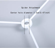 Load image into Gallery viewer, Fabric Drum Lampshade,American Flag lampshade with European Attachment or Spider Attachment