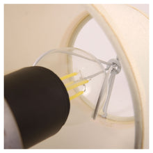 Load image into Gallery viewer, Drum Lamp Shades Clip On Chandelier Lamp Shades, Hardback Empire Linen Chandelier Lamp Shade