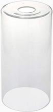 Load image into Gallery viewer, Glass Cylinder Glass Shade Accessory Glass Lamp Fixture Shade Replacement Glass Piece with 1-5/8 Inch Fitter Multiple Specifications (Clear)