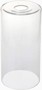 Glass Cylinder Glass Shade Accessory Glass Lamp Fixture Shade Replacement Glass Piece with 1-5/8 Inch Fitter Multiple Specifications (Clear)