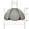 Tiffany glass hanging chandelier, 8 inches wide, with 197 inches (5 meters) plug-in cord and on/off dimmer switch.