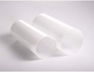 Opal white  Shade Straight Cylinder Lamp Shade,Glass Candle Shade Replacement, Accessory Glass Fixture Replacement Diameter 3 inches