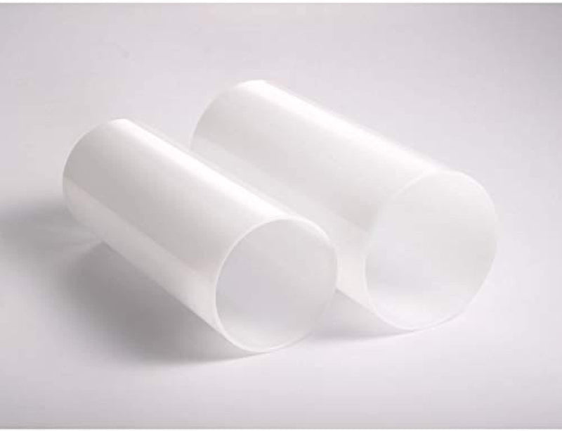 Opal white  Shade Straight Cylinder Lamp Shade,Glass Candle Shade Replacement, Accessory Glass Fixture Replacement Diameter 2.5 inches