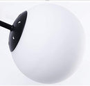 Lighting Fixture Replacement Globes Neckless Top Opening Frosted Opal White Glass Lamp Shades  Multiple Specifications