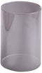 Light Gray Borosilicate Glass Wide 5", Light Gray Candle Holder, Glass Chimney for Candle Open Ended, Light Golden Glass Hurricane Candle Holders Diameter 5 inches