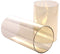Light Golden Borosilicate Glass Wide 5", Light Brown Candle Holder, Glass Chimney for Candle Open Ended, Light Golden Glass Hurricane Candle Holders Diameter5 inches