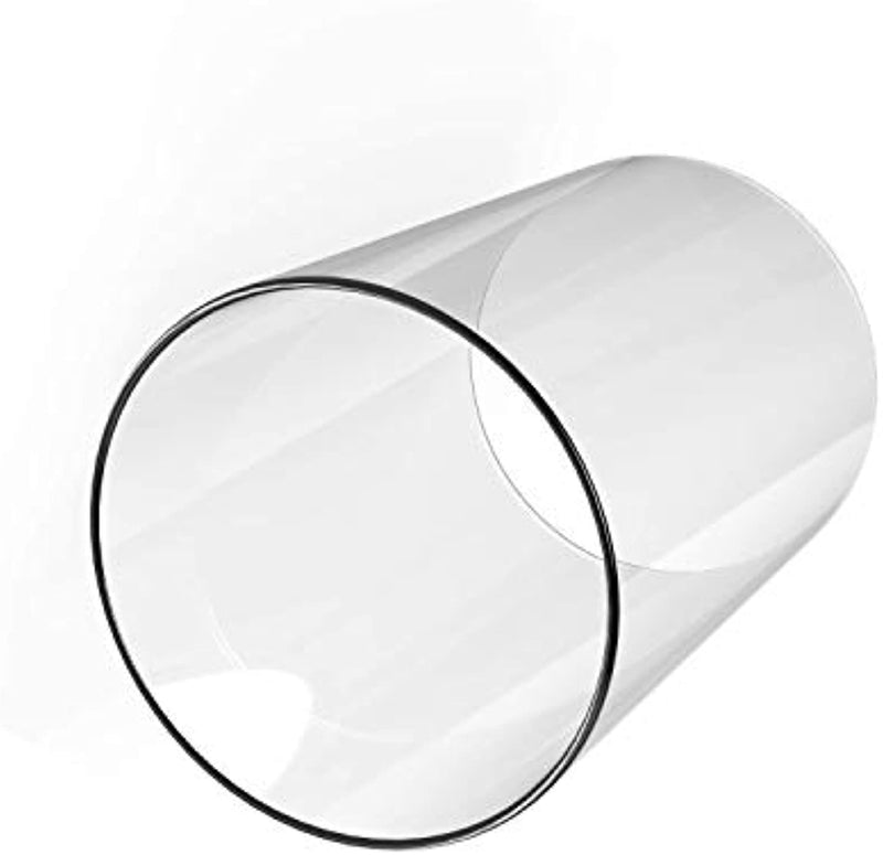 Hurricane Candleholders, Clear Candle Holder, Glass Chimney for Candle Open Ended (2 Packs) 4.7 inches