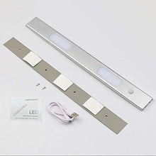 Load image into Gallery viewer, Under-Cabinet Lights, Closet Light  LED Light Slim Design, USB Rechargeable Cabinet Lights, Magnetic Under Counter Lighting, LED Motion Sensor Night Light for Closet Cabinet Wardrobe Stairs (1 Pack)