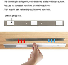 Load image into Gallery viewer, Under-Cabinet Lights, Closet Light  LED Light Slim Design, USB Rechargeable Cabinet Lights, Magnetic Under Counter Lighting, LED Motion Sensor Night Light for Closet Cabinet Wardrobe Stairs (1 Pack)