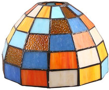Load image into Gallery viewer, Tiffany Style Flower Stained Glass Replacement Table Lamp Shades (Only Lampshade,Exclude Accessories) (013)