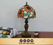 Load image into Gallery viewer, Tiffany Style Flower Stained Glass Replacement Table Lamp Shades (Only Lampshade,Exclude Accessories) (012)