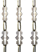 Lighting Chain for Pendant Chandelier Light Fixture Hanging Lighting Chain Multiple Specifications (Bronze)