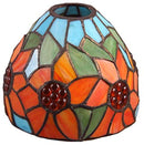 Tiffany Style Flower Stained Glass Replacement Table Lamp Shades (Only Lampshade,Exclude Accessories) (011)