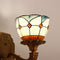 Tiffany Style Handmade Lampshade Replacement,Glass Lampshade,Flush Mount Light Glass Shade Ceiling Light Fixture for Chandelier Light,Wall Lamp,Desk Lamp (004)