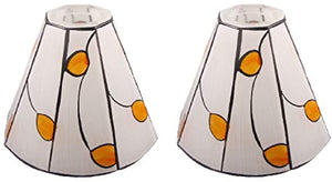 Tiffany Style Handmade Lampshade Replacement,Glass Lampshade,Flush Mount Light Glass Shade Ceiling Light Fixture for Chandelier Light,Wall Lamp,Desk Lamp (007)