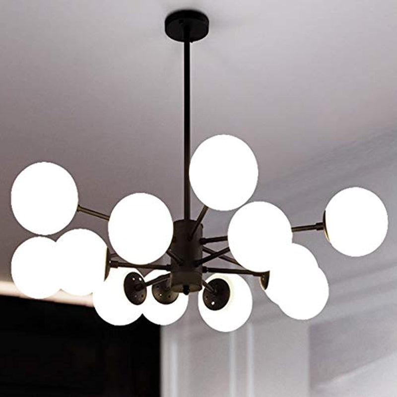 Lighting Fixture Replacement Globes Neckless Top Opening Frosted Opal White Glass Lamp Shades  Multiple Specifications