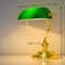 GLS Lighting Bankers Lamp Table lamp, Green Glass Shade Banker's Desk Lamp for Living Room Office Study Reading Metal Desk lamp