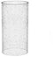 Large Size Bubble Straight Cylinder, Bubble Glass Cylinder Open Both Ends, Open Ended Bubble, Glass Lamp Shade Replacement Diameter 5.5 inches