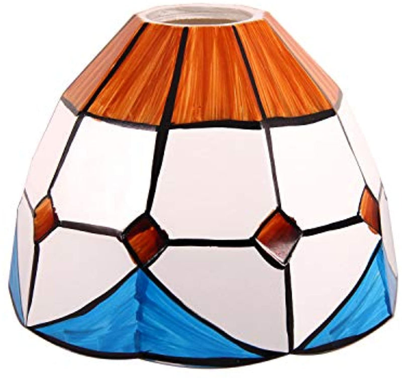Tiffany Style Handmade Lampshade Replacement,Glass Lampshade,Flush Mount Light Glass Shade Ceiling Light Fixture for Chandelier Light,Wall Lamp,Desk Lamp (004)