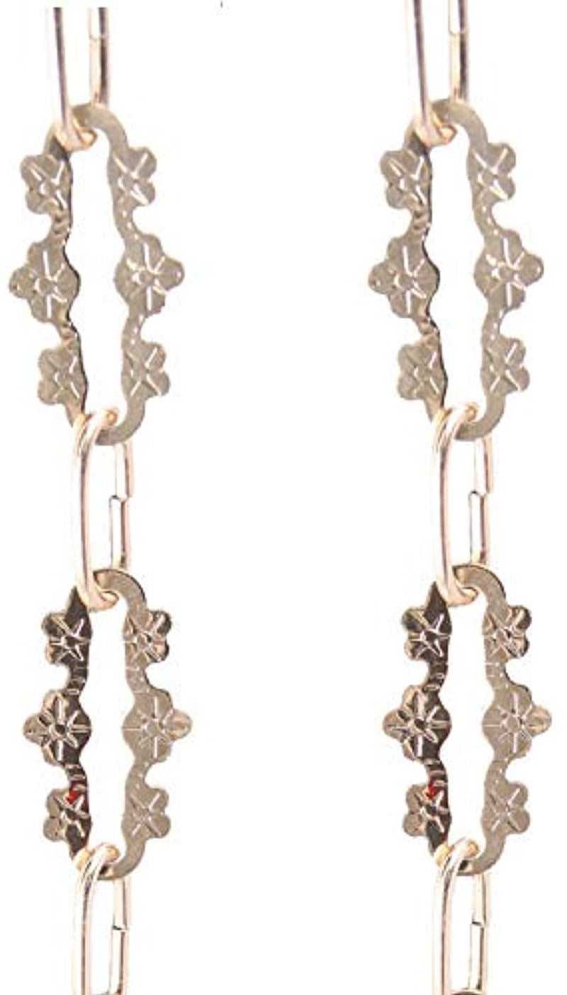 Lighting Chain for Pendant Chandelier Light Fixture Hanging Lighting Chain Multiple Specifications (Gold)