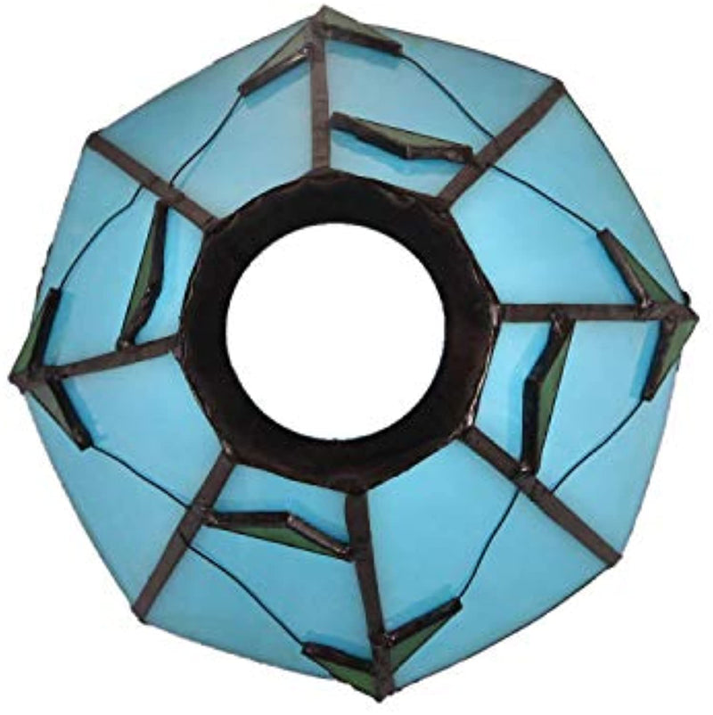 Tiffany Style Flower Stained Glass Replacement Table Lamp Shades (Only Lampshade,Exclude Accessories) (015)