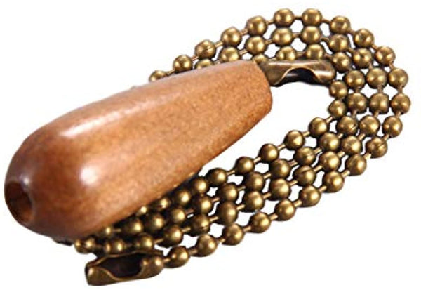 Pull Chain Extension with Connector for Ceiling Light Fan Chain?Crystal or Wood Decoration-18 inches Length Each