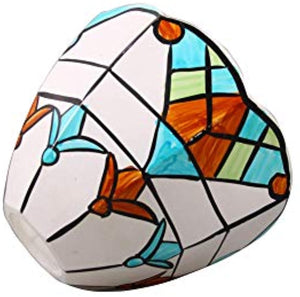 Tiffany Style Handmade Lampshade Replacement,Glass Lampshade,Flush Mount Light Glass Shade Ceiling Light Fixture for Chandelier Light,Wall Lamp,Desk Lamp (012)