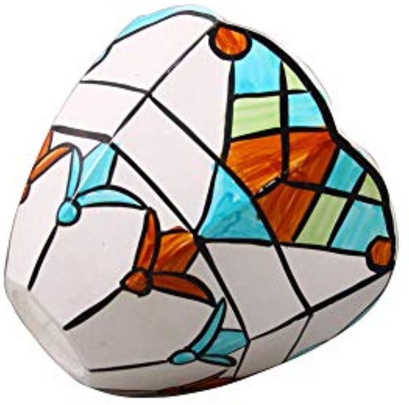 Tiffany Style Handmade Lampshade Replacement,Glass Lampshade,Flush Mount Light Glass Shade Ceiling Light Fixture for Chandelier Light,Wall Lamp,Desk Lamp (012)