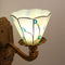 Tiffany Style Handmade Lampshade Replacement,Glass Lampshade,Flush Mount Light Glass Shade Ceiling Light Fixture for Chandelier Light,Wall Lamp,Desk Lamp (005)