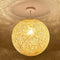 Lighting Fixture Replacement, Round Globe Shade, Hemp Globe Lamp Shade,Globe Lamp Shade Replacement (Red)