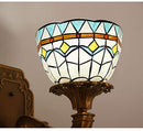 Tiffany Style Handmade Lampshade Replacement,Glass Lampshade,Flush Mount Light Glass Shade Ceiling Light Fixture for Chandelier Light,Wall Lamp,Desk Lamp (001)