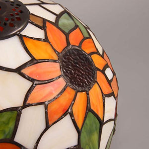 Tiffany Style Flower Stained Glass Replacement Table Lamp Shades (Only Lampshade,Exclude Accessories) (012)