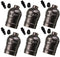 SUNWO LED, E26 Medium Base Socket, Black Iron Finished, Without Switch, for Edison Bulbs, 120V, 6-Pack