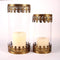 Retro Imperial Crown for Clear Cylinder Glass Lamp Shade Glass Hurricane Candle Shades Replacement Diameter 4.7''