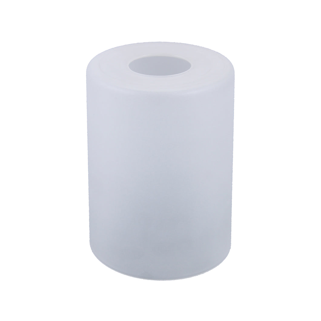 Frosted Glass Cylinder Glass Shade Accessory Glass Lamp Fixture Shade Replacement Glass Piece with 1-5/8 Inch Fitter Multiple Specifications