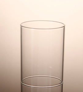 Replacement Gas Lantern Glass Lampshade, Glass Cover for Camping Tent Kerosene Pressure Lamp Light,  height 4 3/8 inches, diameter 4 1/4 inches.