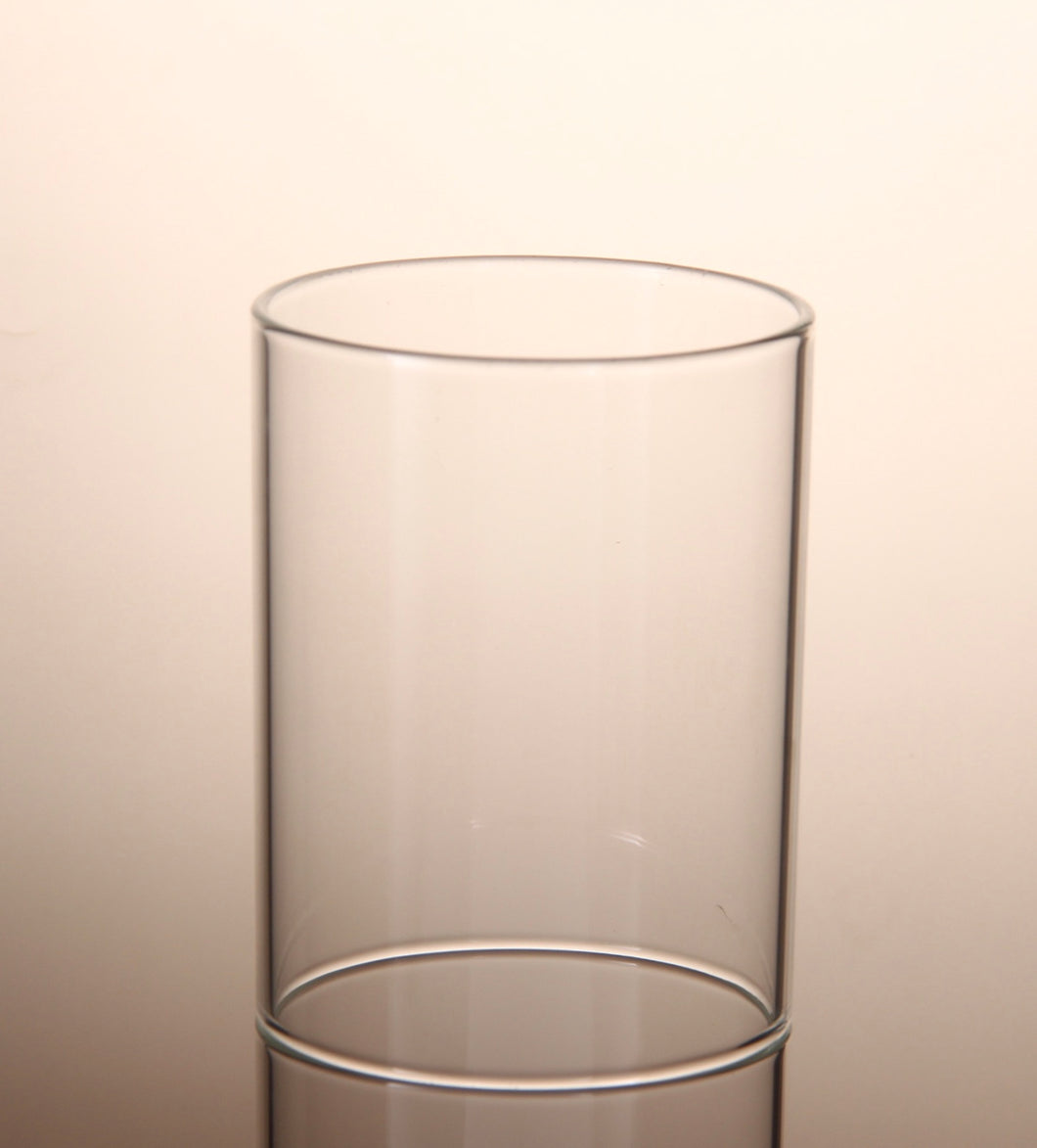 Replacement Gas Lantern Glass Lampshade, Glass Cover for Camping Tent Kerosene Pressure Lamp Light,  height 4 3/8 inches, diameter 4 1/4 inches.